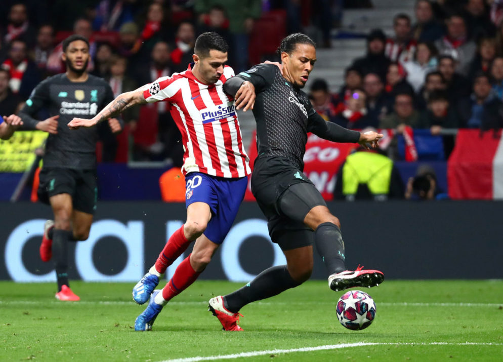 Champions League Van Dijk Liverpool v Atletico